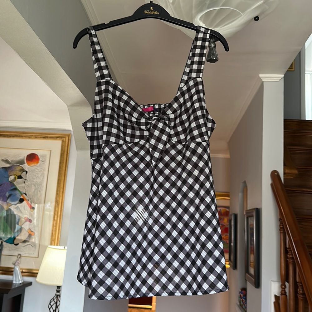 Flirty Ava Sweetheart Tank Top Sz L